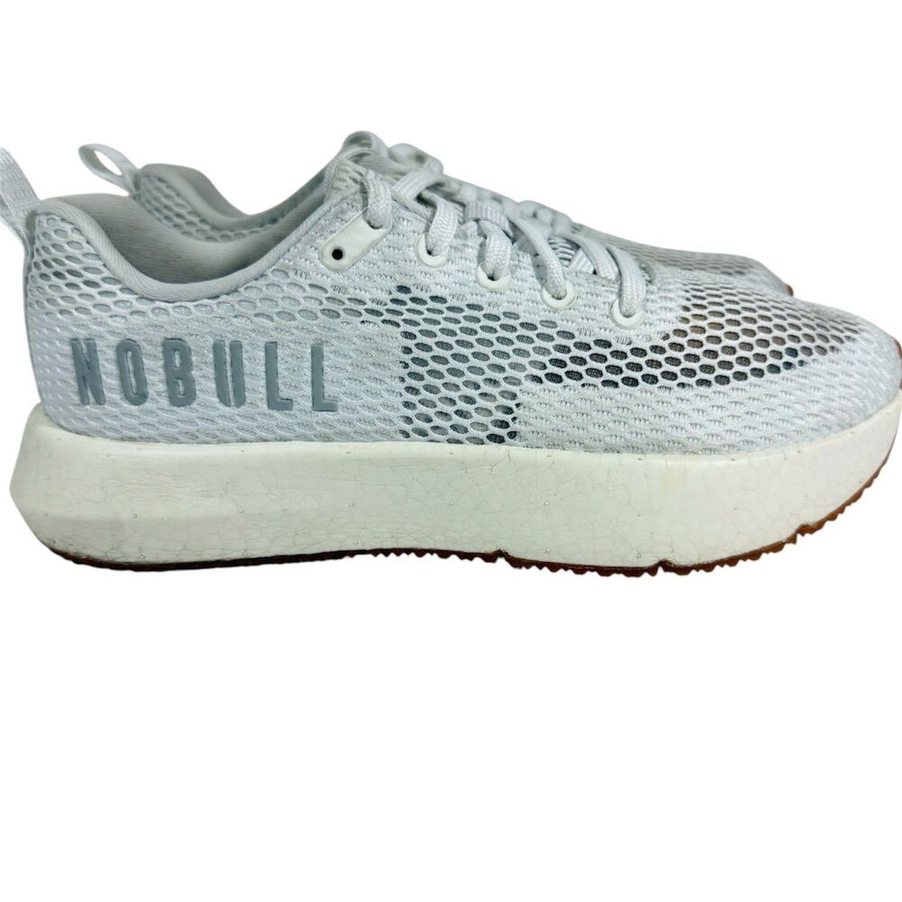 NOBULL Journey Shoes Men’s Sz 7.5 / Women’s Sz 9 White Gum Athletic Sneakers
